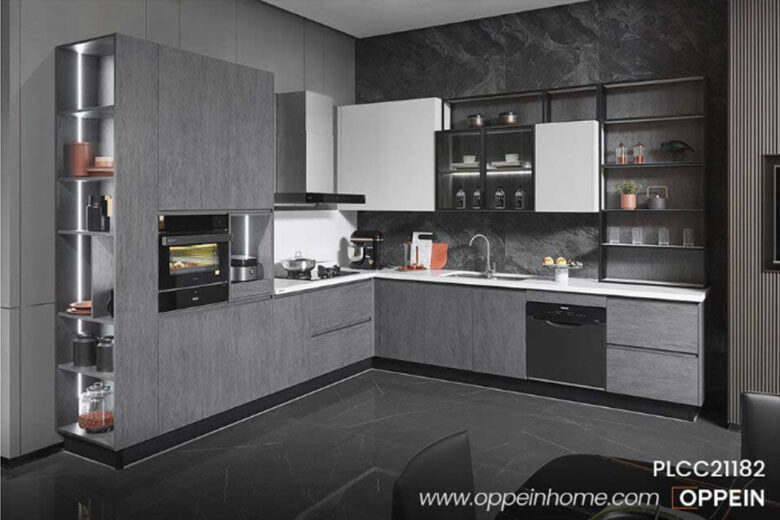Melamine Modern Kitchen PLCC21182 Oppein Malaysia